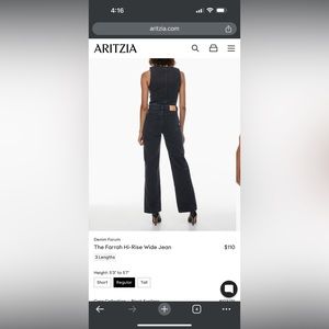 New Aritzia Denim